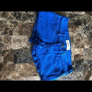 Abercrombie blue shorts size 10